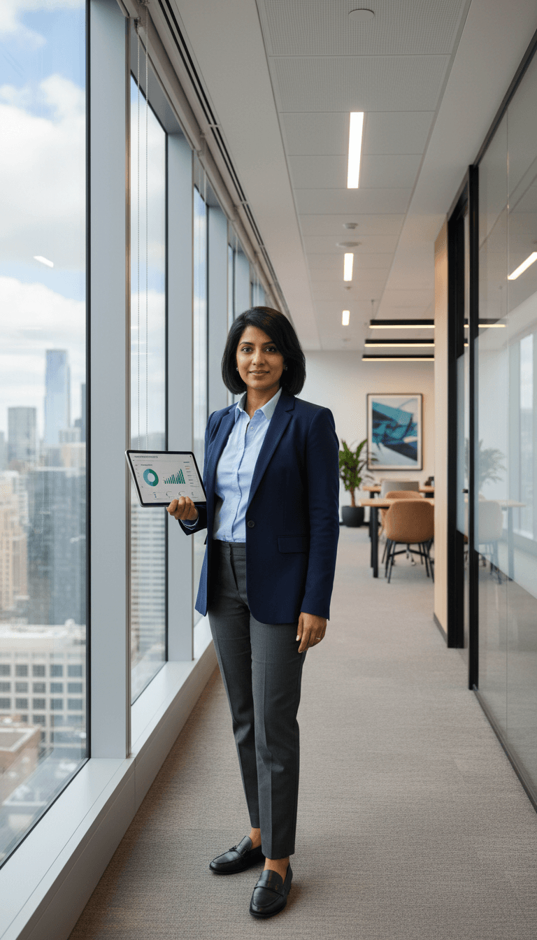 Business owner shaking hands with a financial advisor